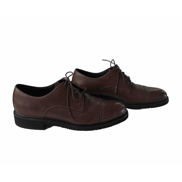 Rockport Dressports Men\'s Comfort Shoes Size 10 1/2 W Leather Brown main image 5